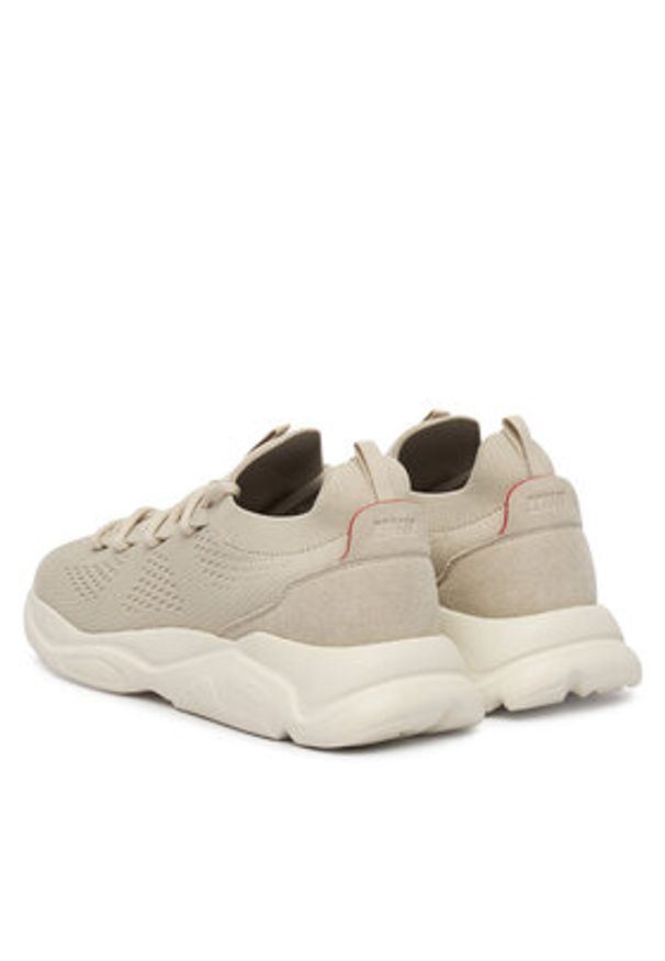 Hugo - HUGO Sneakersy Leon 50563493 Beżowy. Kolor: beżowy. Materiał: materiał