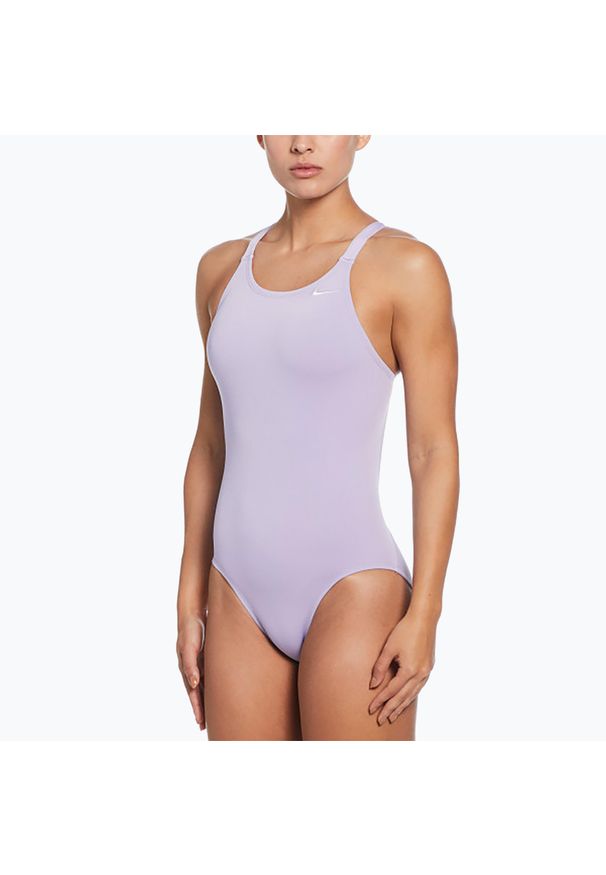Strój pływacki jednoczęściowy damski Nike Hydrastrong Solid Fastback. Kolor: niebieski