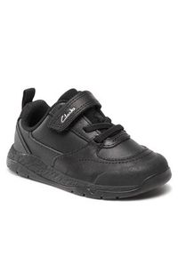 Clarks Sneakersy Steggy Stride K 261751406 Czarny. Kolor: czarny. Materiał: skóra #4