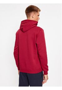 Champion Bluza Hooded Sweatshirt 219208 Bordowy Comfort Fit. Kolor: czerwony. Materiał: syntetyk, bawełna #3