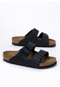 Klapki Unisex Birkenstock Arizona BF (0551251). Kolor: czarny. Sezon: lato. Styl: sportowy, młodzieżowy