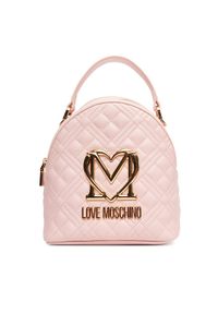 Love Moschino - LOVE MOSCHINO Plecak JC4304PP0MK1260A Różowy. Kolor: różowy. Materiał: skóra