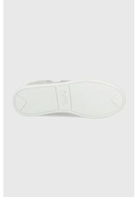 MICHAEL Michael Kors sneakersy Keating kolor szary. Nosek buta: okrągły. Zapięcie: sznurówki. Kolor: szary. Materiał: guma