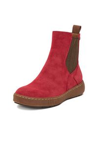 Go Soft Botki CEO-WS5586-07 Czerwony. Kolor: czerwony. Materiał: skóra