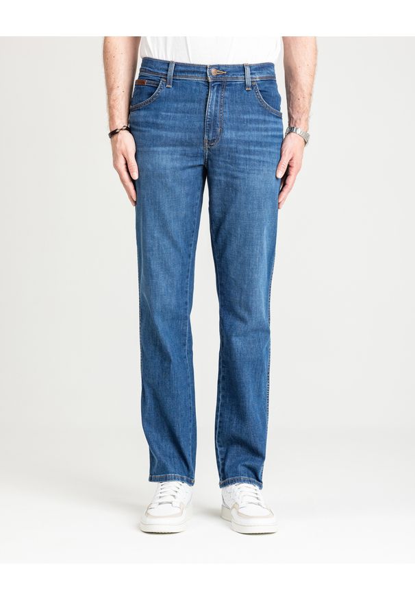 Wrangler - MĘSKIE SPODNIE WRANGLER TEXAS MID VISUAL 112380861