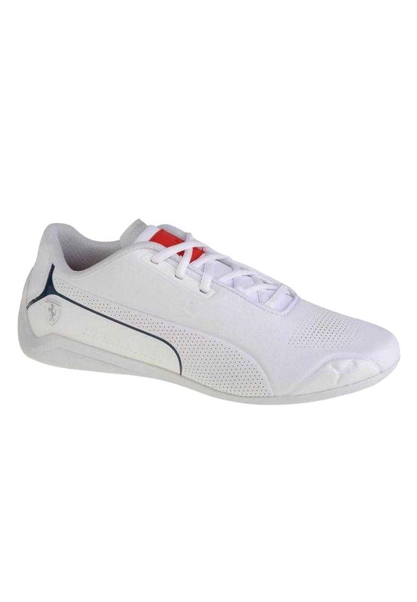 Puma - Męskie Buty Treningowe Scuderia Ferrari Drift Logo. Kolor: biały. Sezon: zima