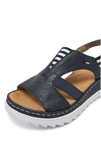 Rieker Sandały V44Y5-14 Granatowy. Kolor: niebieski. Materiał: syntetyk, materiał #7