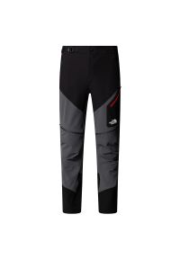 Spodnie męskie The North Face Stolemberg 0A8BT2WUO1 - czarno-szare. Kolor: wielokolorowy, czarny, szary. Materiał: materiał, nylon, poliester, elastan. Długość: krótkie