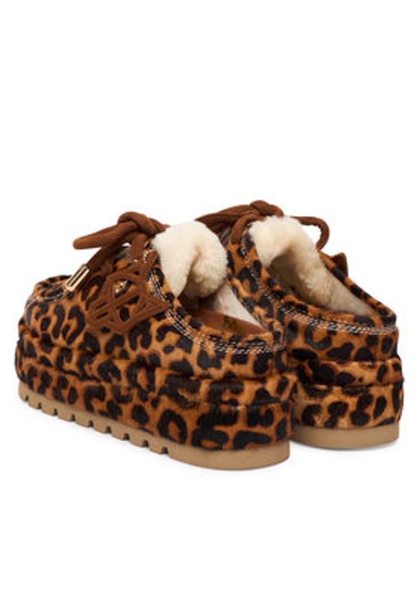 Naked Wolfe Kapcie Blizzard Brązowy. Kolor: brązowy. Materiał: wełna