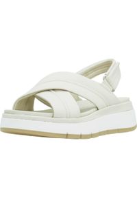 Clarks - Sandały CLARKS 26181470C Beżowy. Kolor: beżowy. Materiał: skóra. Sezon: lato #1