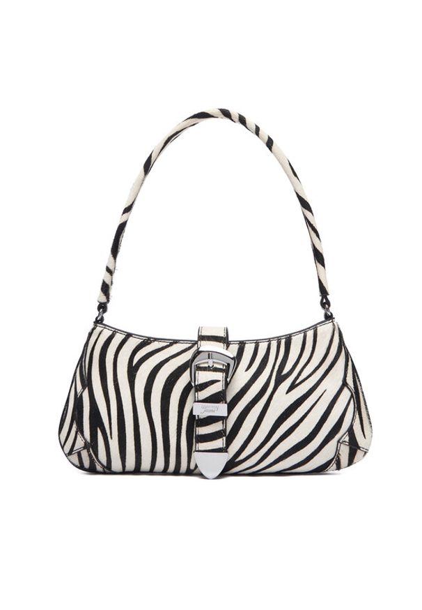 Tommy Jeans Torebka Tjw Cool Zebra Shoulder Bag AW0AW18879 Biały. Kolor: biały. Wzór: motyw zwierzęcy. Materiał: skórzane