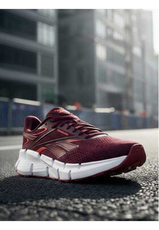 Reebok Buty do biegania EO-ZIG DYNAMICA 6 100225493 Bordowy. Kolor: czerwony. Materiał: materiał