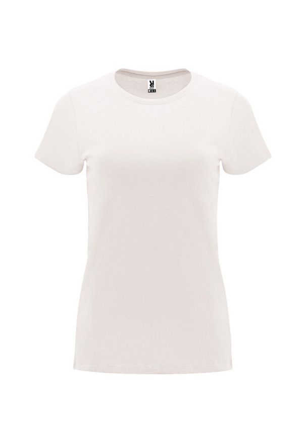 ROLY - Damska Koszulka Z Krótkim Rękawem Capri. Kolor: biały. Długość rękawa: krótki rękaw. Długość: krótkie. Sport: turystyka piesza