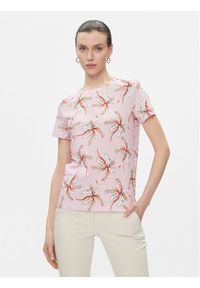 Marella T-Shirt Corone 2413971021200 Różowy Regular Fit. Kolor: różowy. Materiał: bawełna