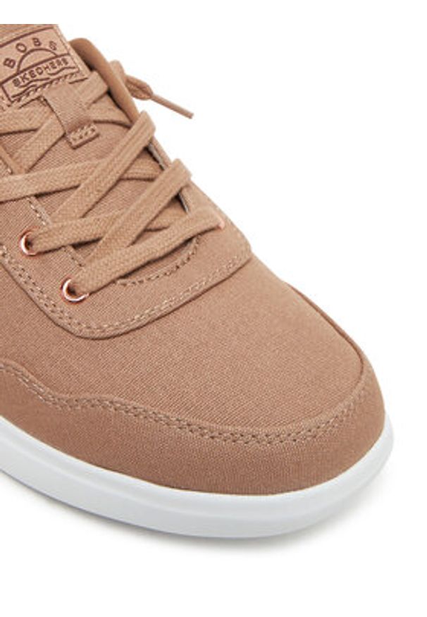 skechers - Skechers Sneakersy BOBS Skip Cute-B Cute Sweet 114815/TAN Brązowy. Kolor: brązowy. Materiał: materiał