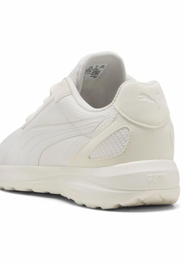 Puma - Damskie sneakersy SOFTRIDE Cosmic PUMA Warm White. Kolor: biały. Materiał: syntetyk, skóra, nubuk. Szerokość cholewki: normalna