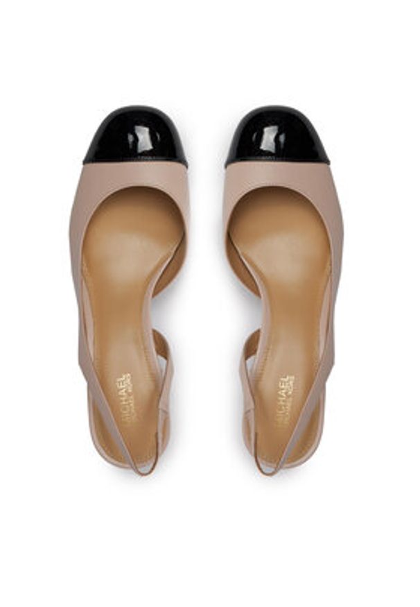 MICHAEL Michael Kors Sandały Perla Flex Sling Pump 40R4PLMP1L Różowy. Kolor: różowy. Materiał: skóra