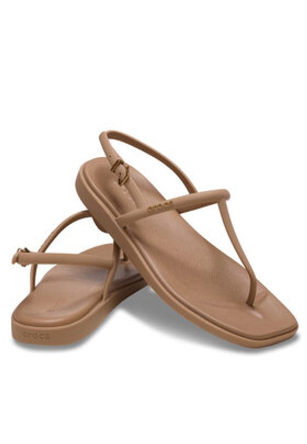 Crocs Sandały Miami Thong Flip 209793 Brązowy. Kolor: brązowy