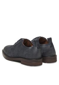 TOMMY HILFIGER - Tommy Hilfiger Półbuty Cleated Derby FM0FM05770 Granatowy. Kolor: niebieski. Materiał: zamsz, skóra #6