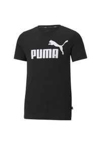 Puma - Koszulka dziecięca PUMA Essentials Logo Tee. Kolor: czarny #1