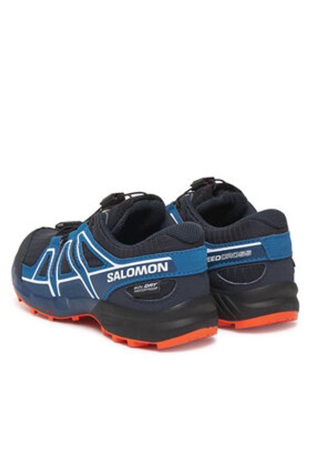 salomon - Salomon Buty do biegania Speedcross Waterproof L47856700 Czarny. Kolor: czarny. Materiał: materiał. Model: Salomon Speedcross