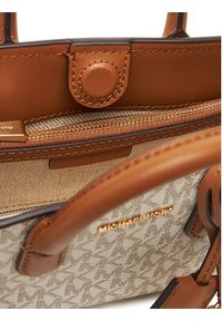 MICHAEL Michael Kors Torebka Empire Medium 32T5G8EW6V Beżowy. Kolor: beżowy. Materiał: skórzane #3