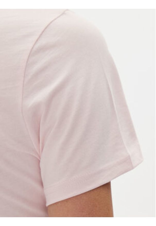 Hugo - HUGO T-Shirt Classic Tee_B 50510772 Różowy Slim Fit. Kolor: różowy. Materiał: bawełna