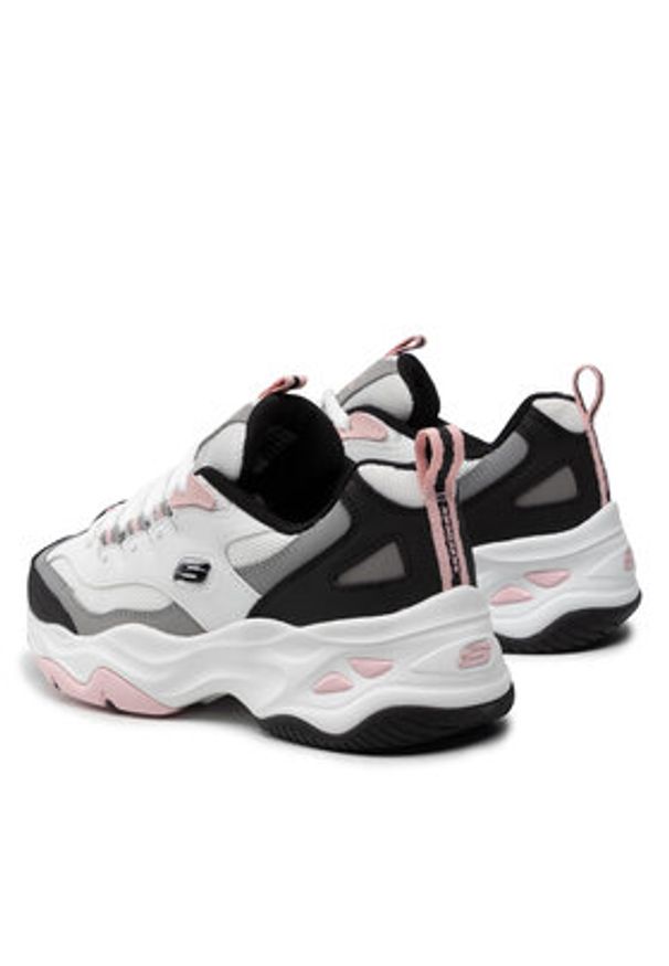 skechers - Skechers Sneakersy Fresh Diva 149492/WBPK Biały. Kolor: biały. Materiał: skóra