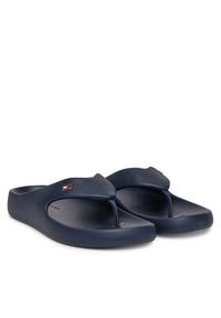 TOMMY HILFIGER - Tommy Hilfiger Japonki Th Comfort Beach Sandal FW0FW08522 Granatowy. Kolor: niebieski #3