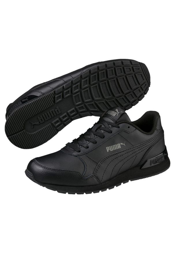 Puma Buty St Runner V2 L Jr 36695901. Kolor: czarny. Sport: turystyka piesza