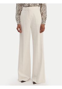Marella Spodnie palazzo Sequoia 2613131211 Biały Wide Leg. Kolor: biały. Materiał: syntetyk #1
