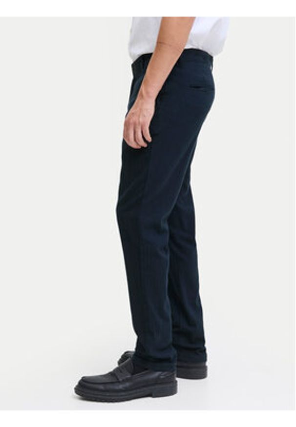 Jack & Jones Chinosy Marco Bowie 12279659 Niebieski Slim Fit. Kolor: niebieski. Materiał: bawełna