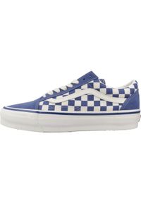 Tenisówki Vans Model Old Skool 36 Kolor Niebieski. Kolor: niebieski. Materiał: tkanina, skóra