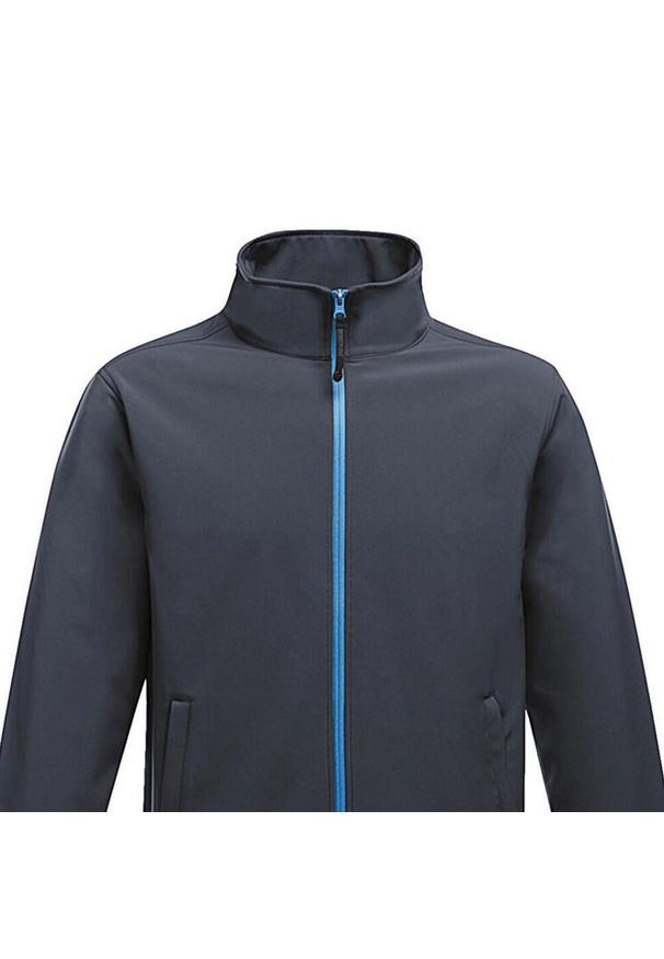 Regatta - Kurtka Damska Ablaze Printable Soft Shell. Kolor: niebieski. Sport: turystyka piesza