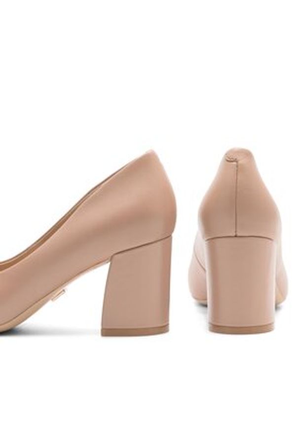 Gino Rossi Czółenka 71446-02 Beżowy. Kolor: beżowy. Materiał: skóra