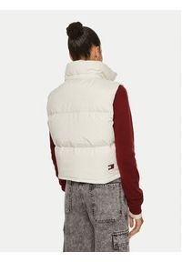Tommy Jeans Bezrękawnik Alaska DW0DW18611 Biały Cropped Fit. Kolor: biały. Materiał: syntetyk. Długość rękawa: bez rękawów #2