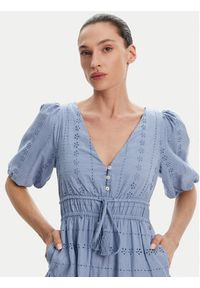 Pepe Jeans Sukienka letnia Day PL953694 Błękitny Regular Fit. Kolor: niebieski. Materiał: bawełna. Sezon: lato #3