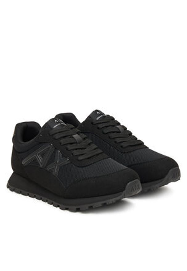 Armani Exchange Sneakersy XW002150 AF19388 MC005 Czarny. Kolor: czarny. Materiał: materiał