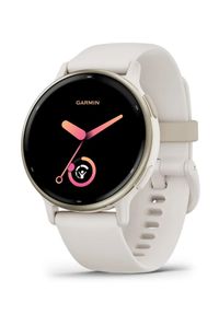 GARMIN - Garmin Vivoactive 5 kremowo-złoty. Rodzaj zegarka: cyfrowe. Kolor: kremowy, wielokolorowy, złoty. Styl: sportowy, casual