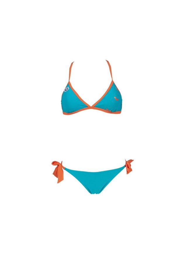Strój kąpielowy damski dwuczęściowy kostium bikini na basen Arena Icons. Kolor: niebieski