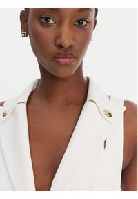 Elisabetta Franchi Sukienka koktajlowa AB-924-61E2-V520 Biały Regular Fit. Kolor: biały. Materiał: syntetyk. Styl: wizytowy #4