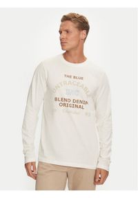 Blend Longsleeve Tee 20717833 Écru Regular Fit. Materiał: bawełna. Długość rękawa: długi rękaw