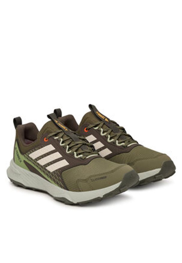 Adidas - adidas Buty do biegania Terrex Tracefinder 2 Climaproof JR9135 Khaki. Kolor: brązowy. Materiał: materiał. Technologia: ClimaProof (Adidas). Model: Adidas Terrex