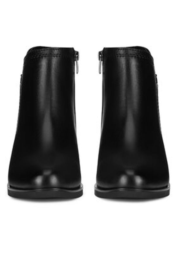 Lasocki Botki RST-GABRIEL-01 Czarny. Kolor: czarny. Materiał: skóra