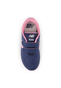 Buty New Balance Jr PV500NP1 niebieskie. Okazja: na uczelnię. Zapięcie: rzepy. Kolor: niebieski. Materiał: materiał, syntetyk, skóra. Szerokość cholewki: normalna. Sport: turystyka piesza #3