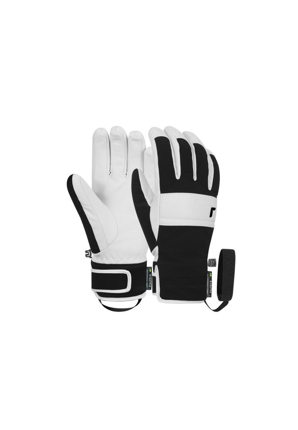 Damskie rękawice narciarskie Reusch Explorer Pro R-TEX® PCR. Kolor: czarny, biały, wielokolorowy. Sport: narciarstwo