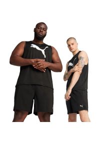 Podkoszulek Puma M Tad Essential Sleeveless Tank, Mężczyźni. Kolor: czarny. Materiał: materiał, poliester. Styl: sportowy