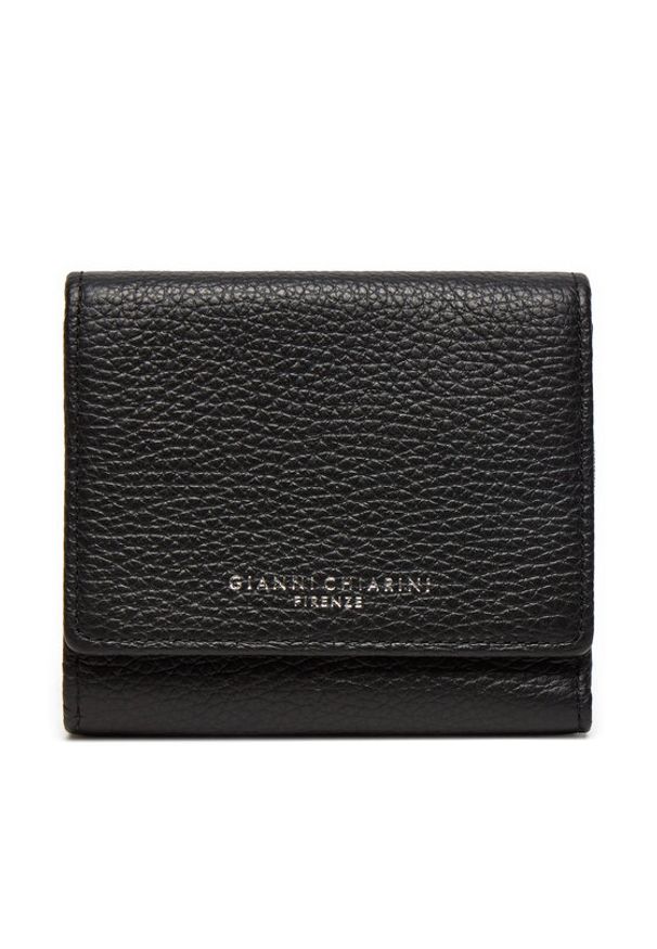 Gianni Chiarini Mały Portfel Damski Wallets Grain PF 5080 GRN Czarny. Kolor: czarny. Materiał: skóra