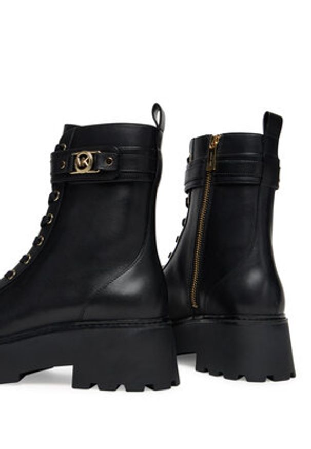 MICHAEL Michael Kors Trzewiki Mandy 40T5MAFE5L Czarny. Kolor: czarny. Materiał: skóra