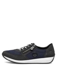Rieker Sneakersy N1111-14 Granatowy. Kolor: niebieski. Materiał: materiał #3